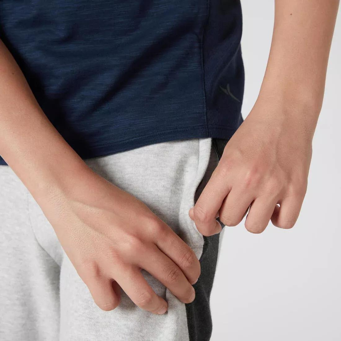 Kids Boys Cotton Shorts - 500, Grey, , large image number 4