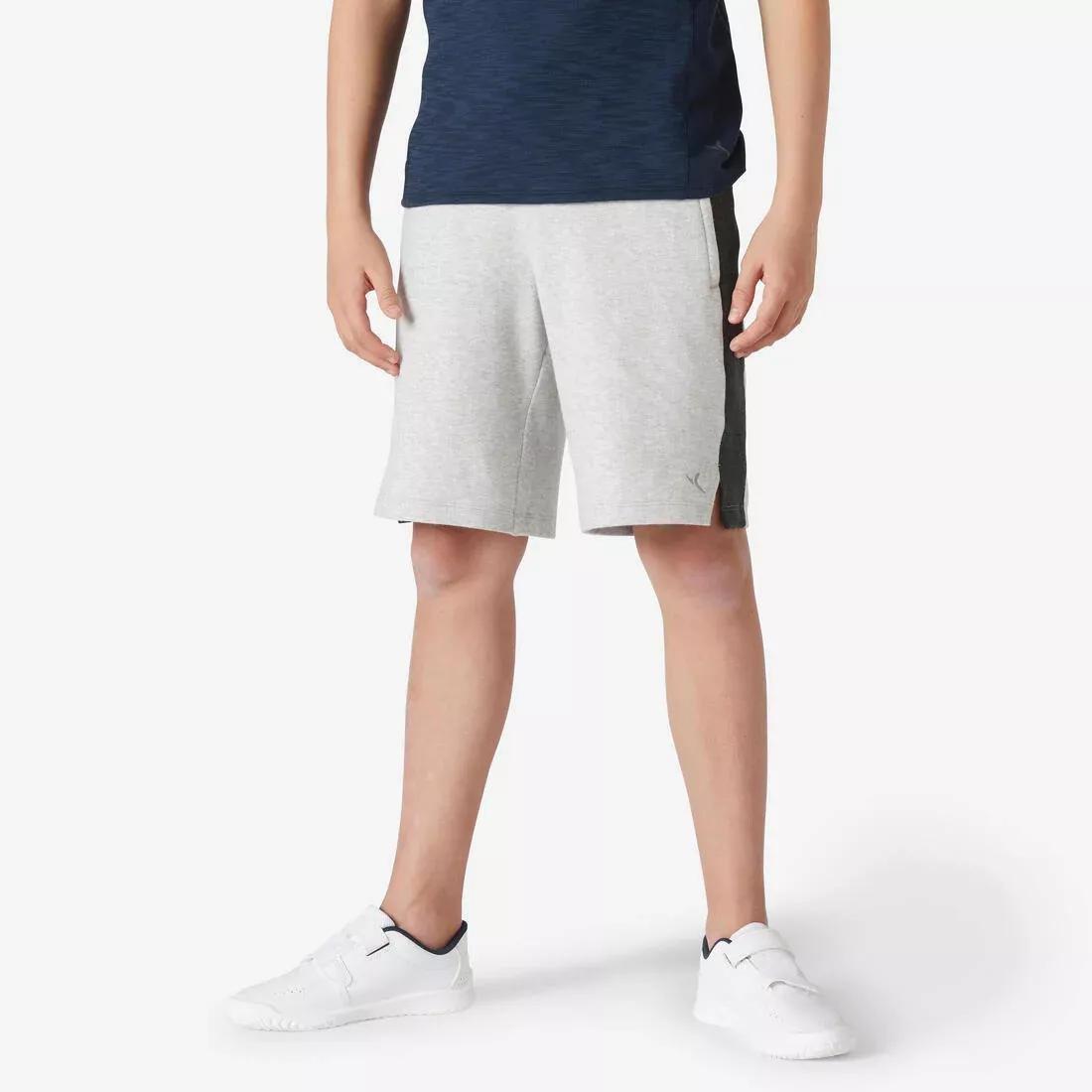Kids Boys Cotton Shorts - 500, Grey, , large image number 12