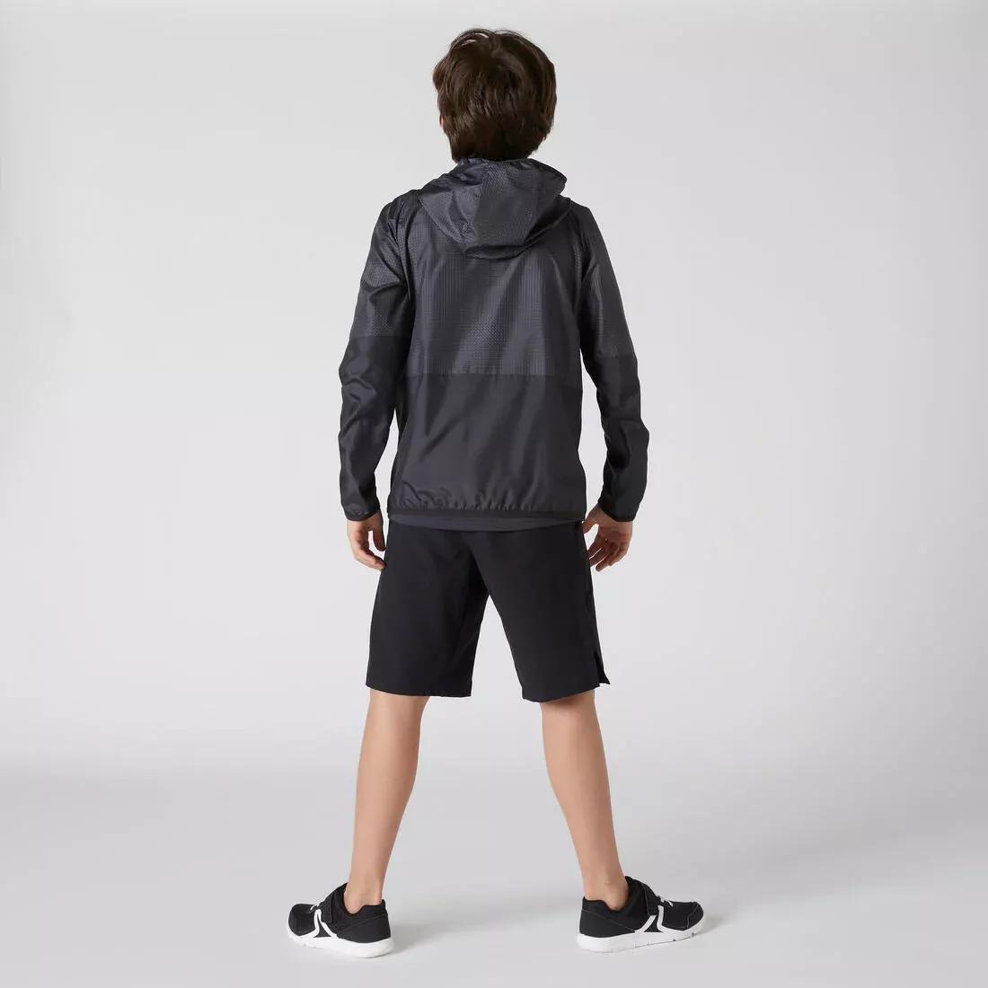 Kids Boys Ultra-Lightweight Compact Breathable Jacket, Black, , large image number 4