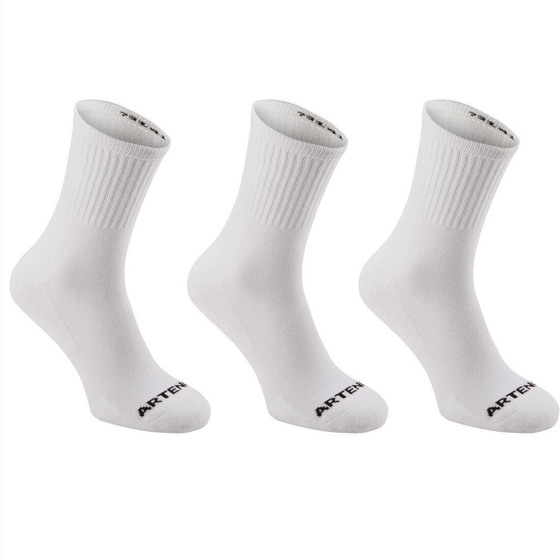Unisex High Sports Socks, Black, , large image number 1
