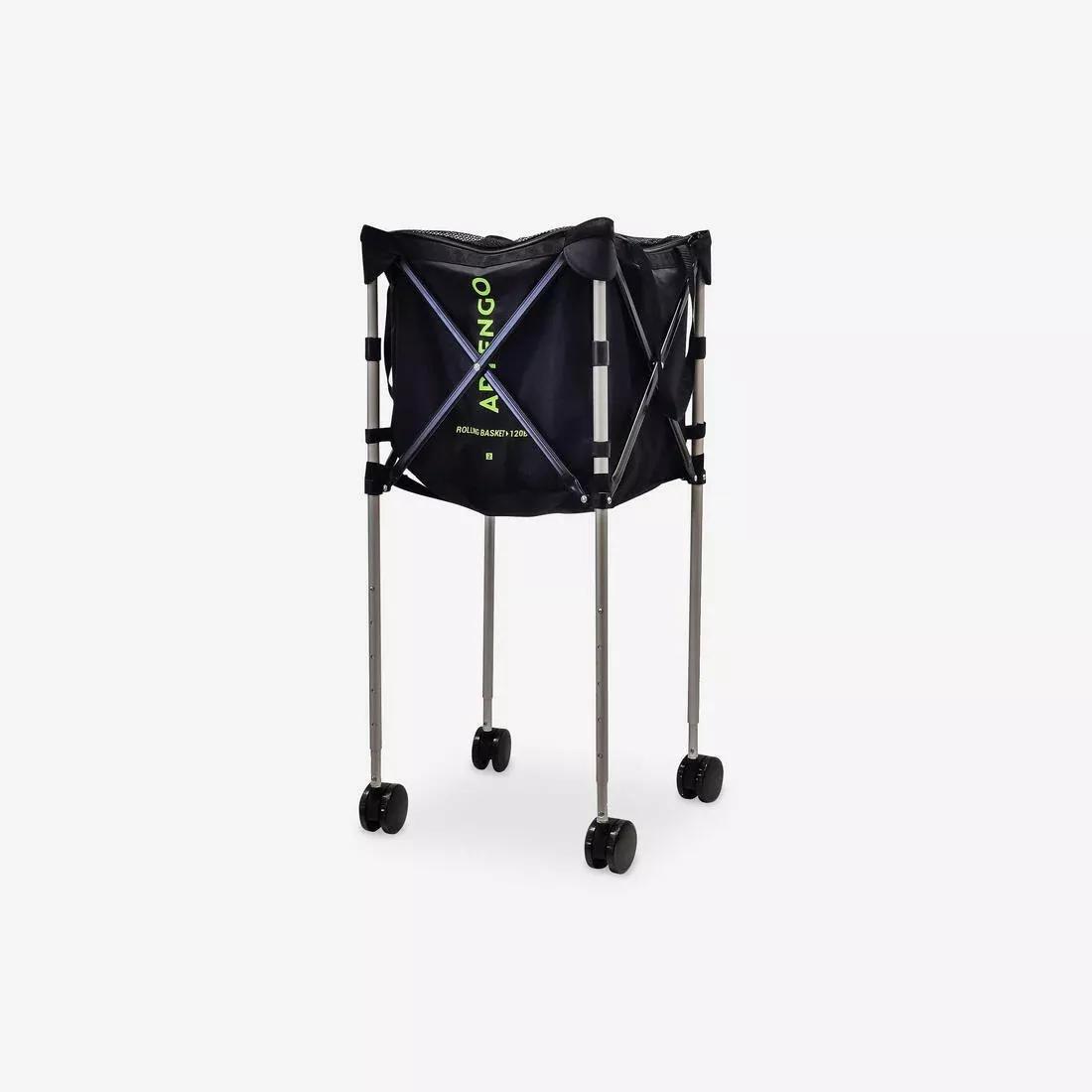 Rolling Tennis Ball Basket, No Color, medium