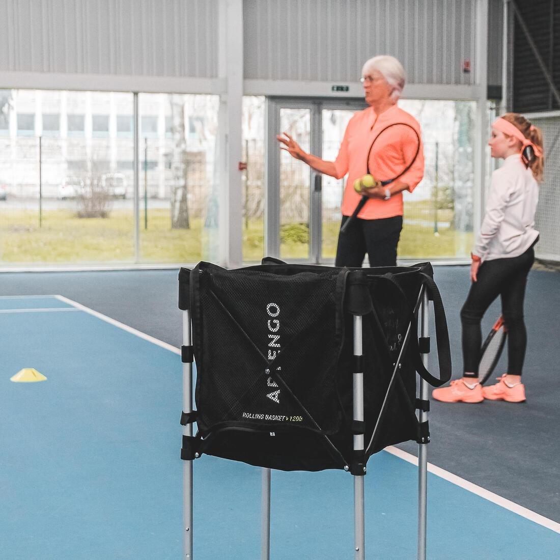 ARTENGO - Rolling Tennis Ball Basket