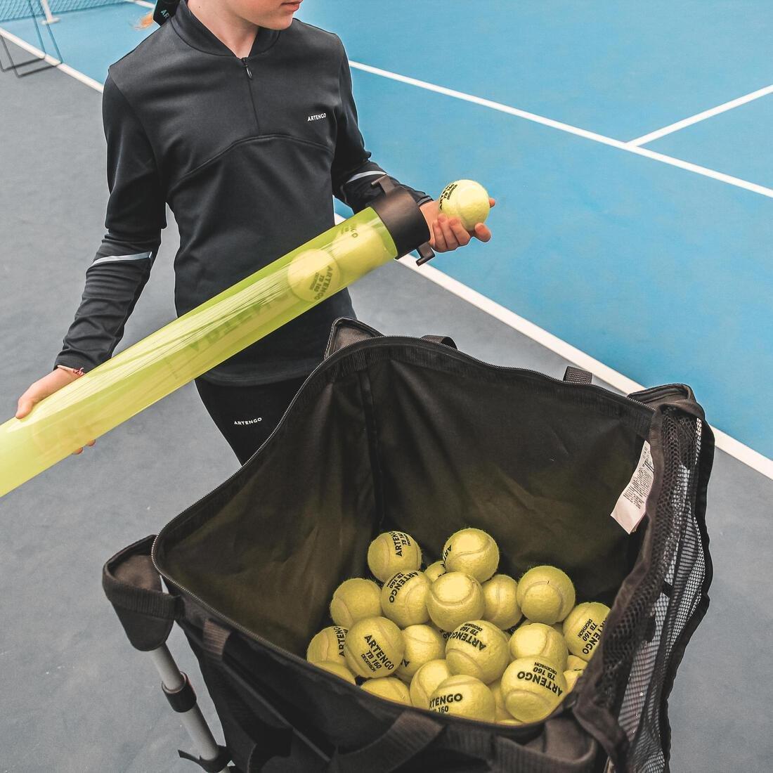 Rolling Tennis Ball Basket, No Color, large image number 4