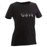 DOMYOS - 100Girls Short-Sleeved Gym T-Shirt Print, Snow White