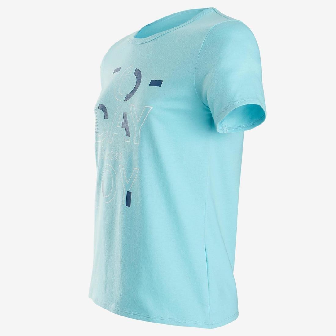 Kids Girls Short-Sleeved Gym T-Shirt, White, , large image number 12