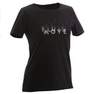 100Girls Short-Sleeved Gym T-Shirt Print, Black