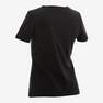 DOMYOS - 100Girls Short-Sleeved Gym T-Shirt Print, Grey