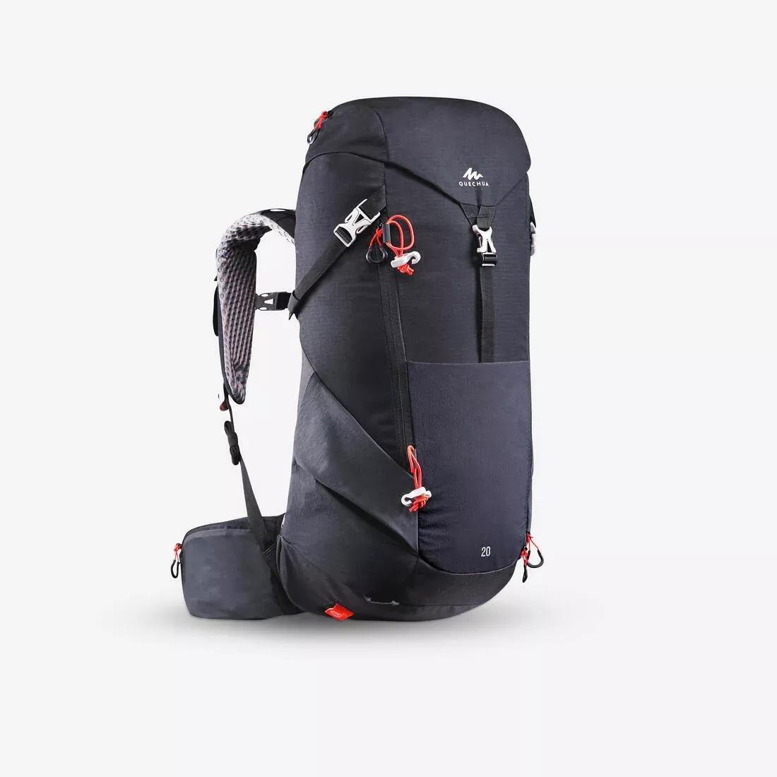 QUECHUA - Mountain Hiking Backpack  Mh500, Black