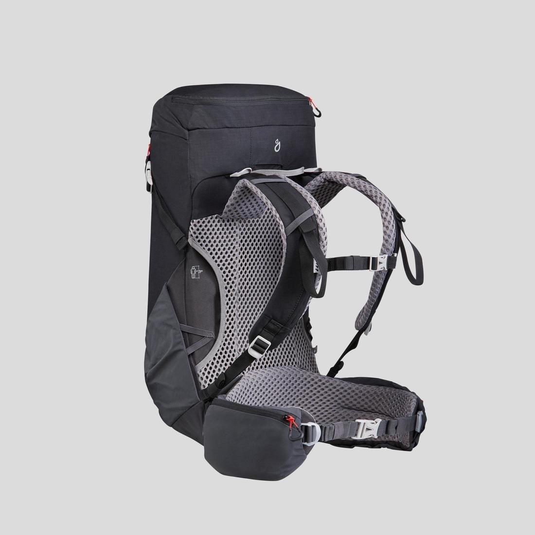 Mountain Hiking Backpack  Mh500, Black, , large image number 2
