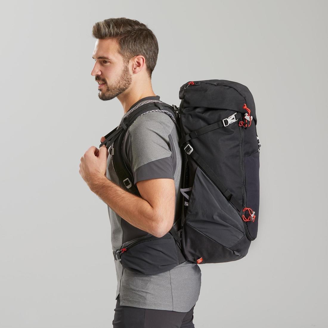 Mountain Hiking Backpack  Mh500, Black, , large image number 5