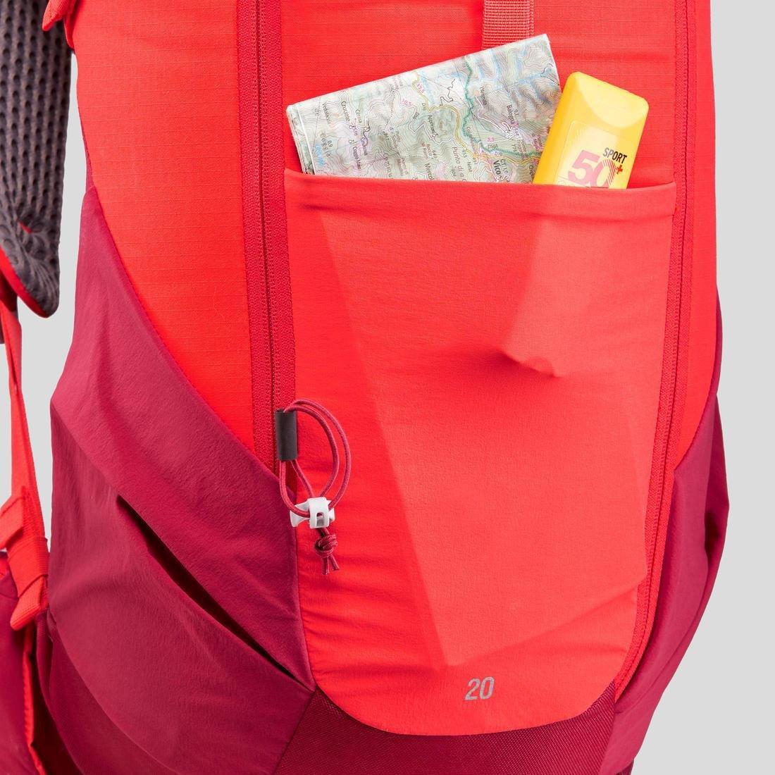 Mountain Walking 20 L Backpack MH500, coral red, , large image number 6