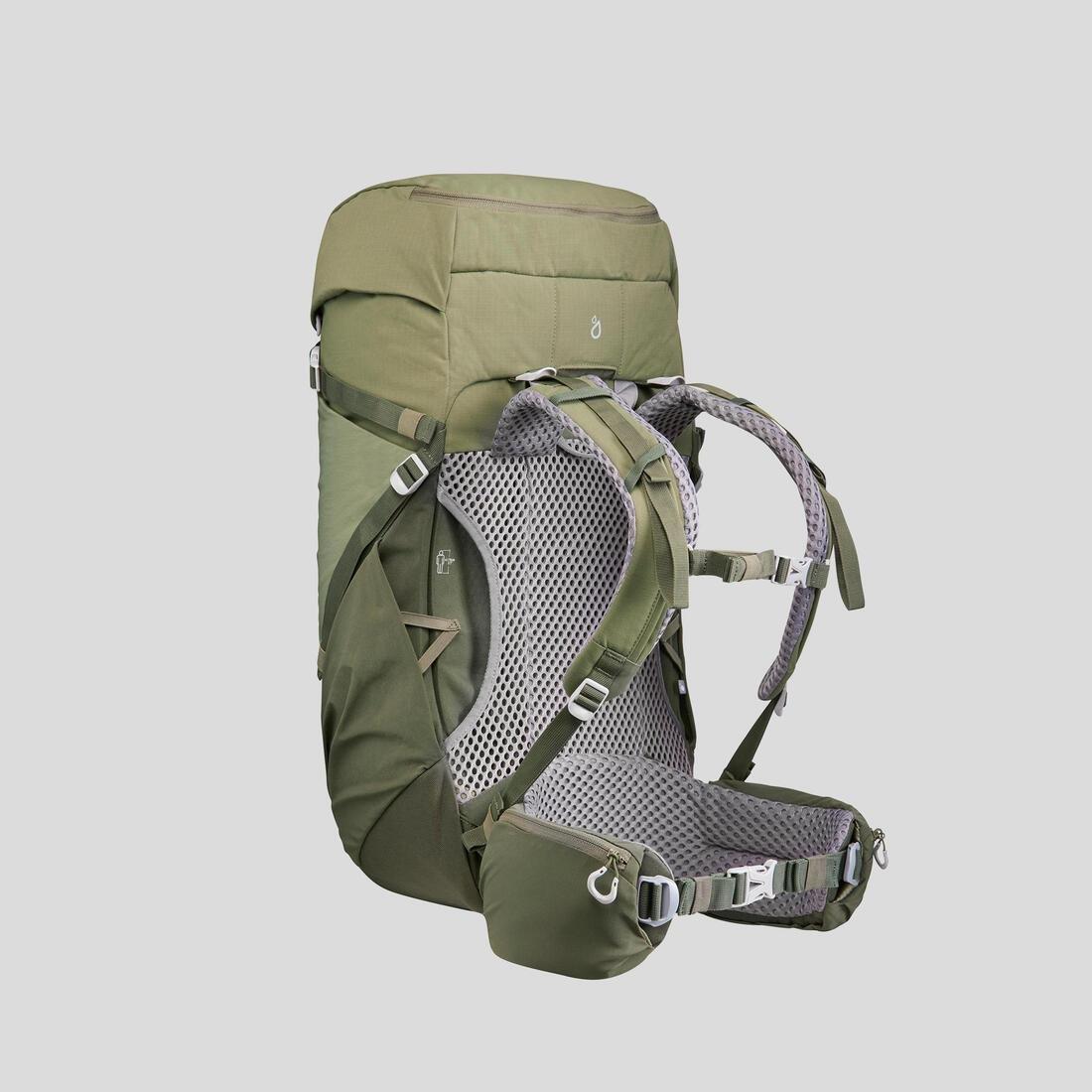Mountain Walking Rucksack - Mh500 30L, Dark Ivy Green, No Color, large image number 2