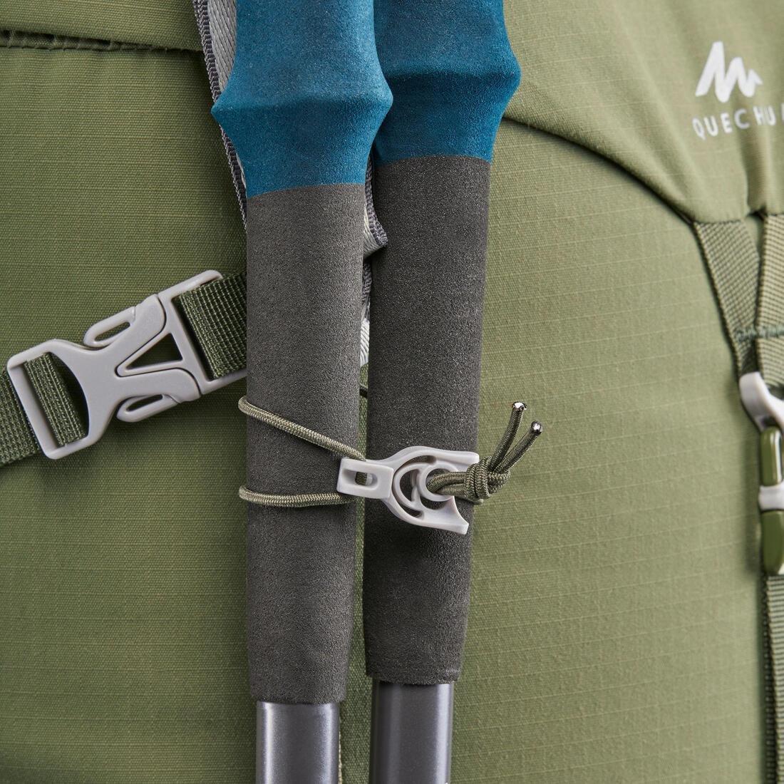 Mountain Walking Rucksack - Mh500 30L, Dark Ivy Green, No Color, large image number 10