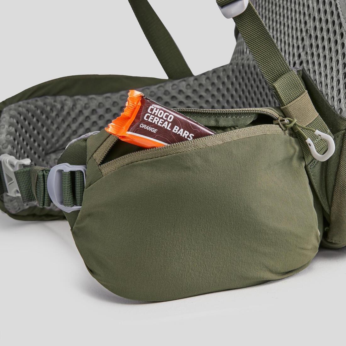 Mountain Walking Rucksack - Mh500 30L, Dark Ivy Green, No Color, large image number 11