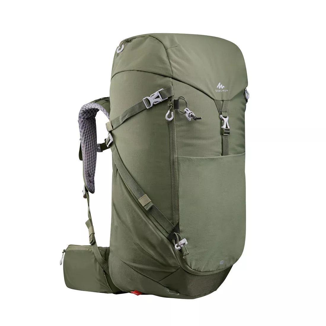 Mountain walking rucksack - MH500 , Dark Ivy Green, No Color, large image number 1