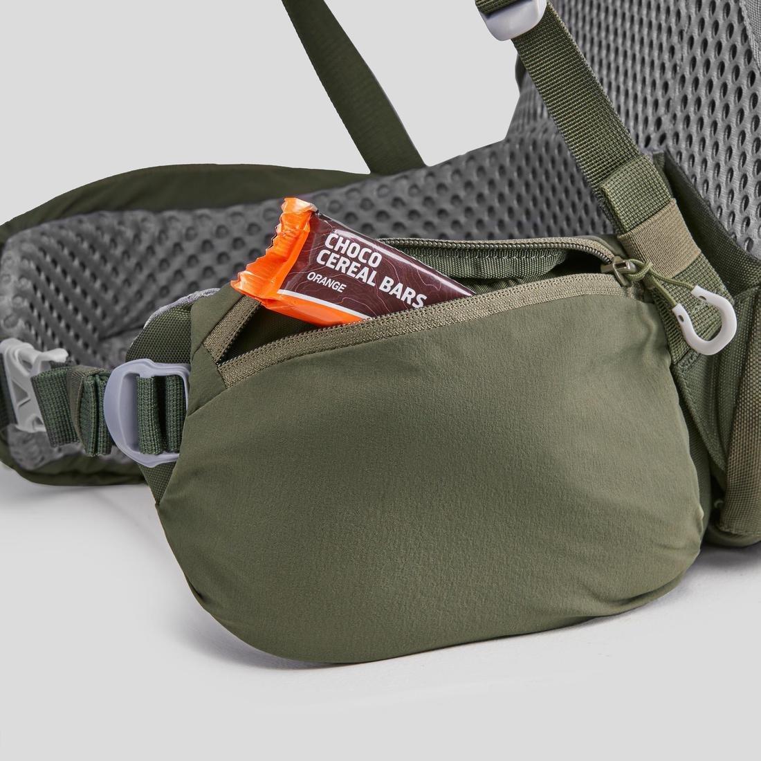 Mountain walking rucksack - MH500 , Dark Ivy Green, No Color, large image number 2