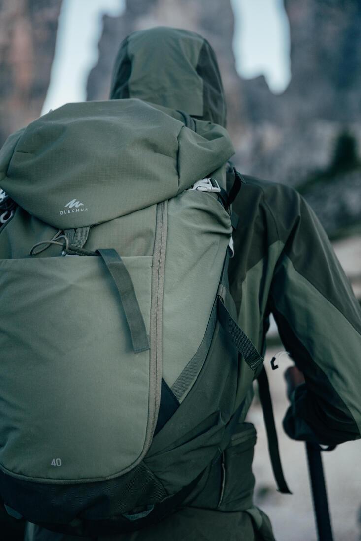 Mountain walking rucksack - MH500 , Dark Ivy Green, , large image number 5