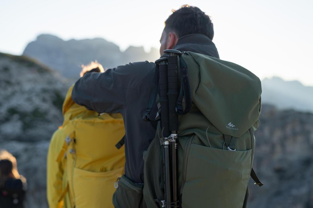 Mountain walking rucksack - MH500 , Dark Ivy Green, No Color, large image number 7