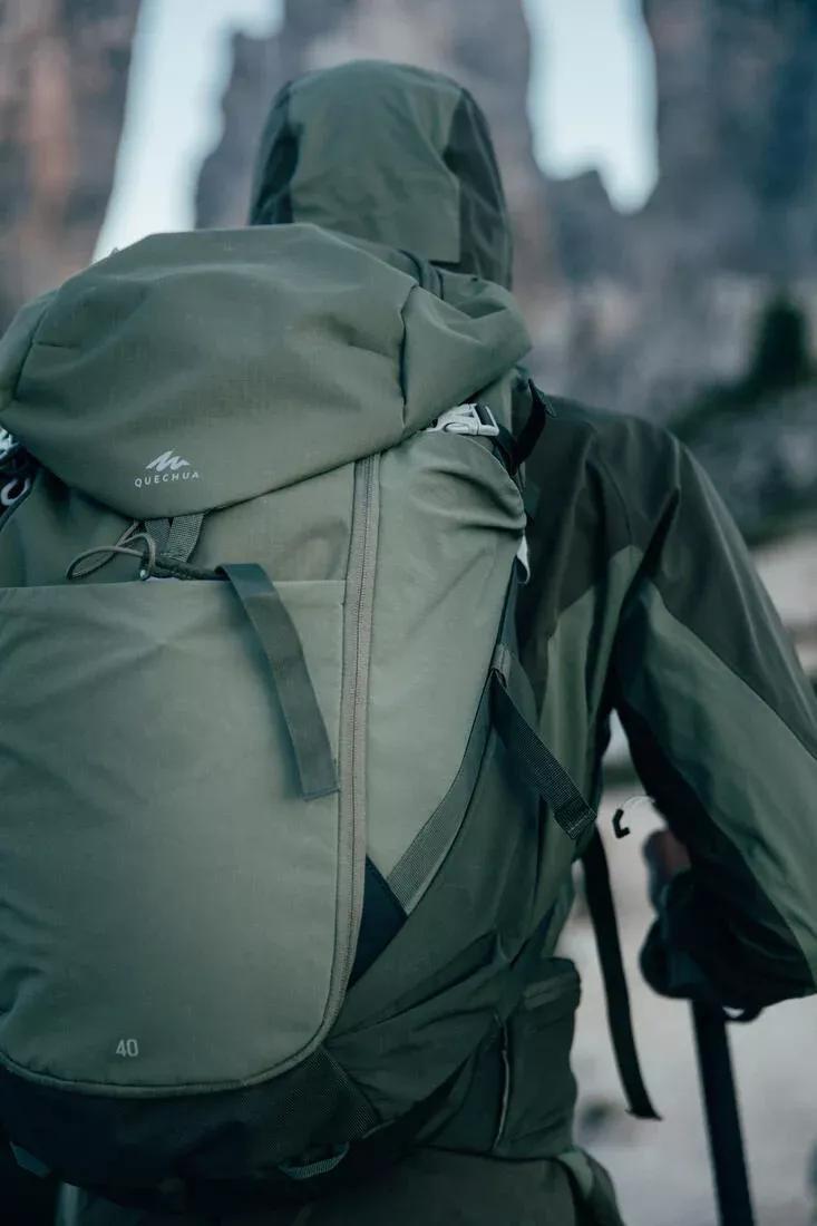 Mountain walking rucksack - MH500 , Dark Ivy Green, , large image number 10