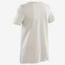 DOMYOS - Boys' Recycled Short-Sleeved Gym T-Shirt 100, Navy