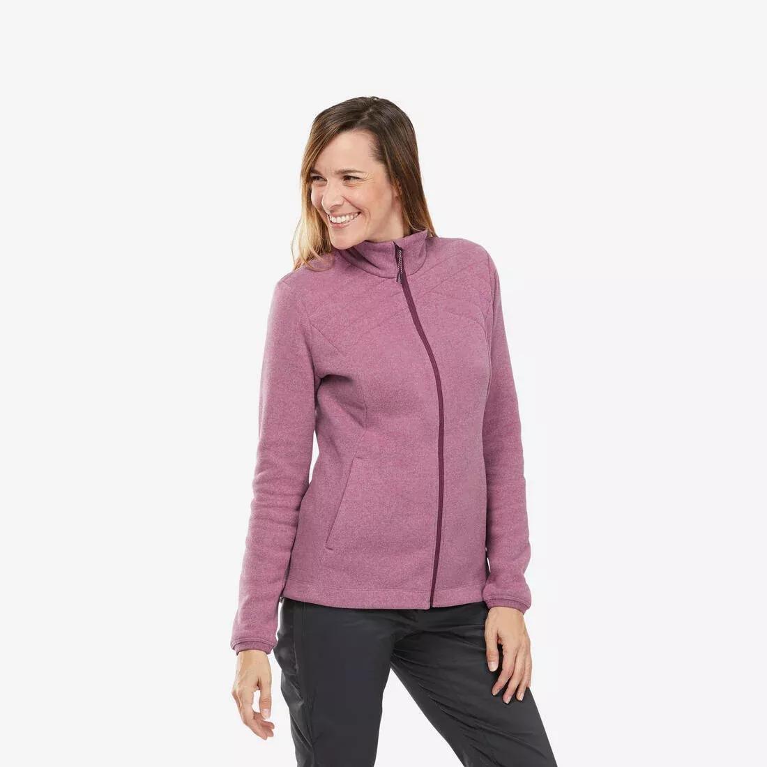 Women Hiking Gilet - Nh150, Purple, , medium