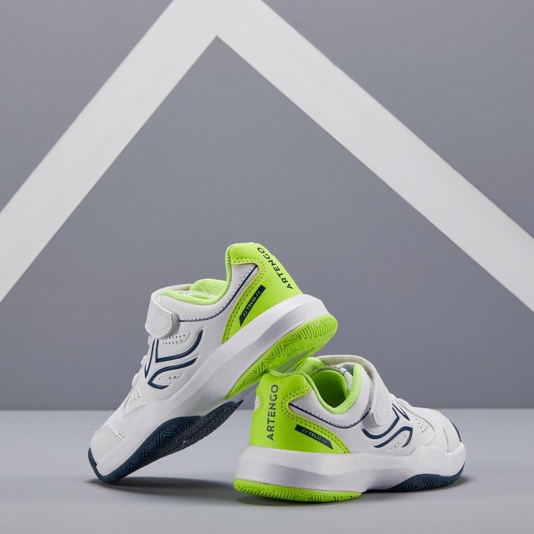 Kids Tennis Shoes With Rip-Tabs Ts530, White, , large image number 4