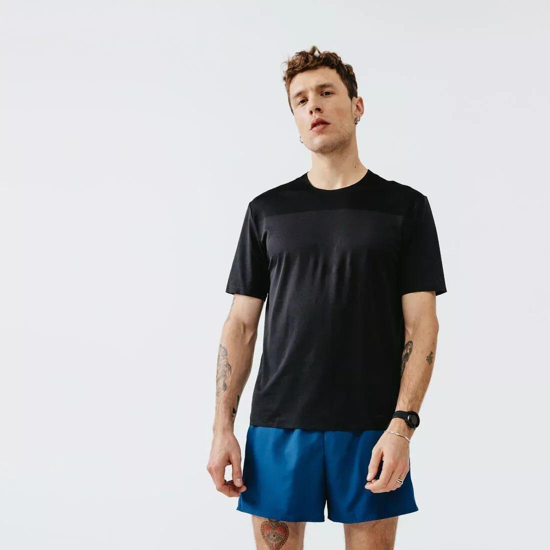 Men Running Breathable And Ventilated T-Shirt - Dry+ Breath, Black, , large image number 0
