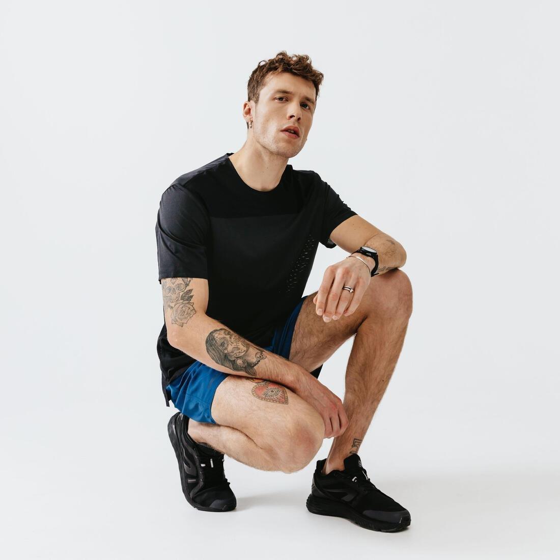Men Running Breathable And Ventilated T-Shirt - Dry+ Breath, Black, , large image number 12