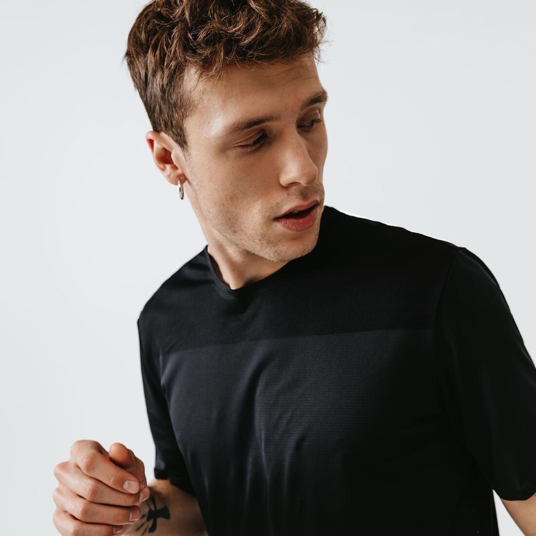 Men Running Breathable And Ventilated T-Shirt - Dry+ Breath, Black, , large image number 13