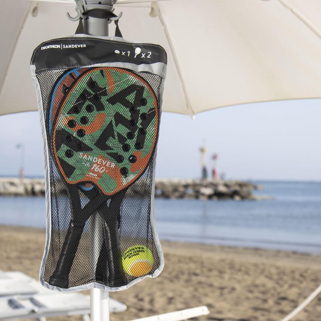 BTR 160 Beach Tennis Racket Set, No Color, large image number 7