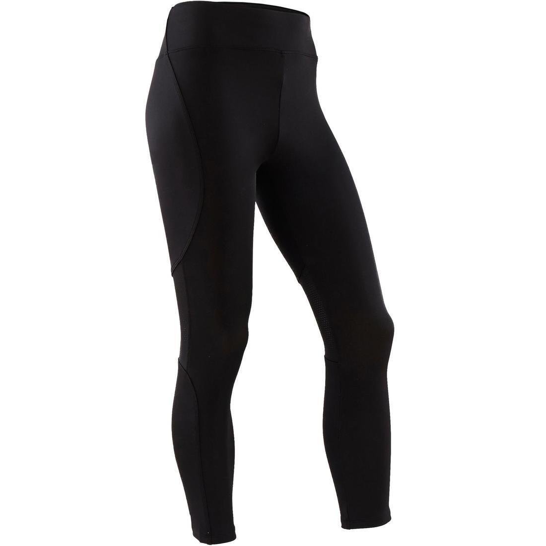 Kids Girls Breathable Synthetic Leggings Print, Blue, , large image number 6