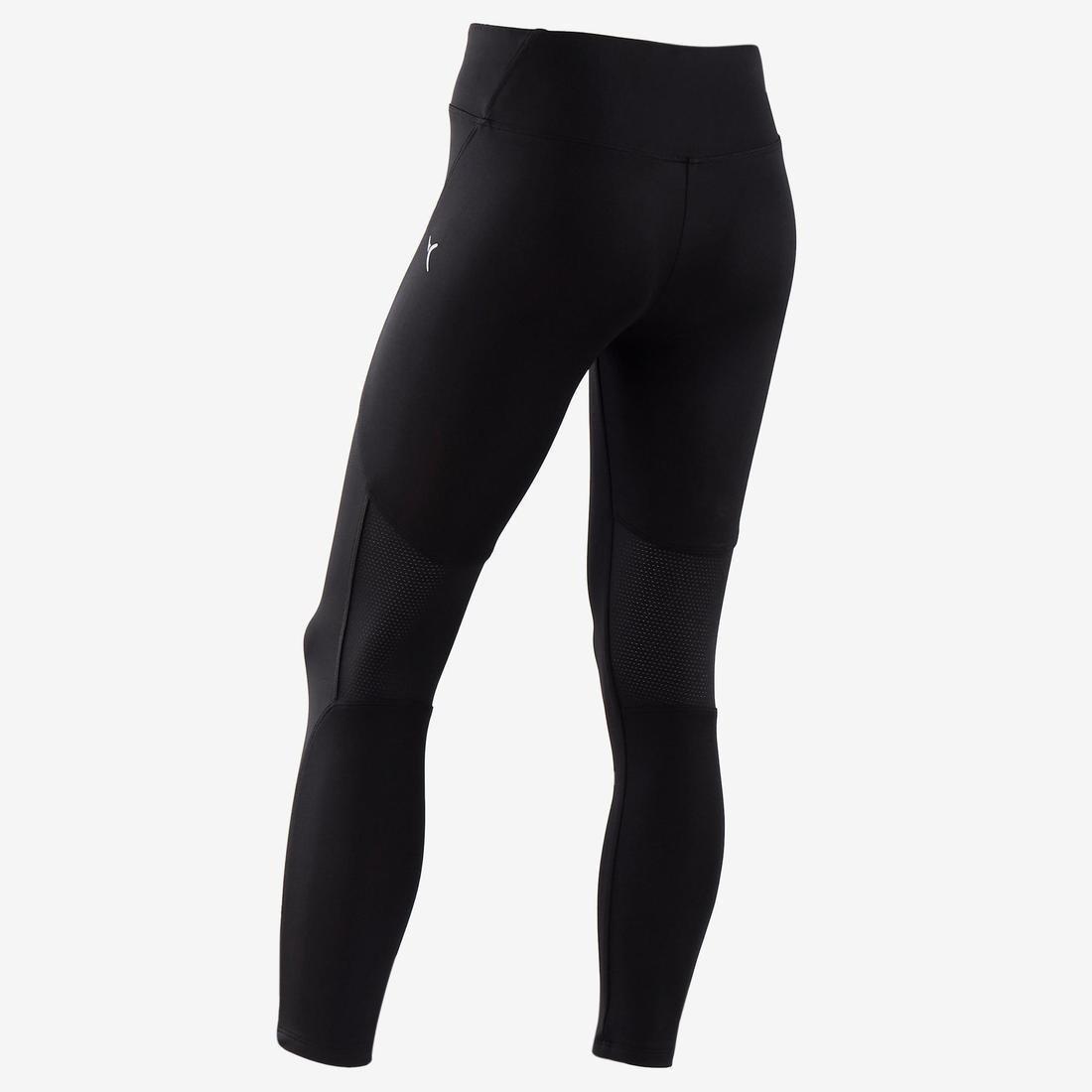 Kids Girls Breathable Synthetic Leggings Print, Blue, , large image number 9
