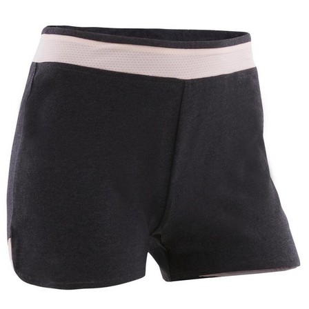 DOMYOS - Girls Breathable Shorts, Carbon Grey