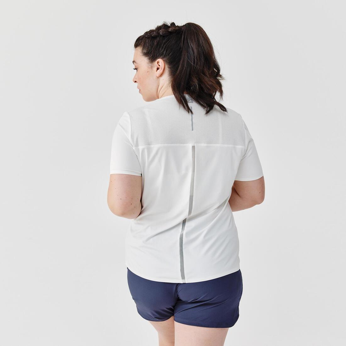 Women Breathable Running T-Shirt - Dry+ Breath, White, , large image number 2