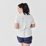 KALENJI - Women Breathable Running T-Shirt - Dry+ Breath, White