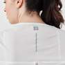 KALENJI - Women Breathable Running T-Shirt - Dry+ Breath, White