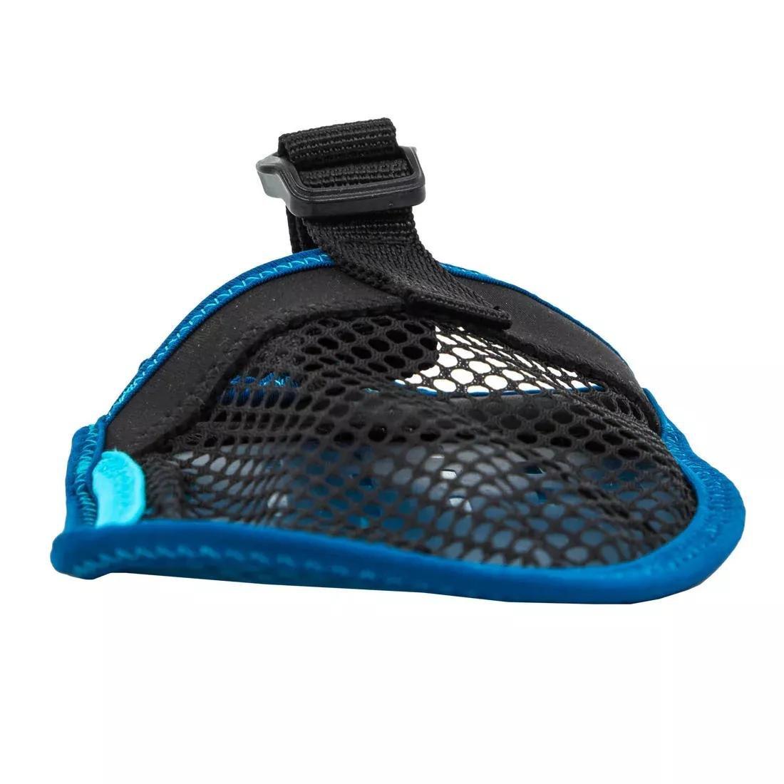 Swimming Gloves Soft 100 - Black Blue, No Color, large image number 6