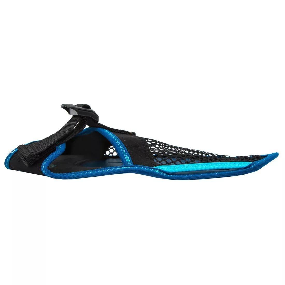 Swimming Gloves Soft 100 - Black Blue, No Color, large image number 7