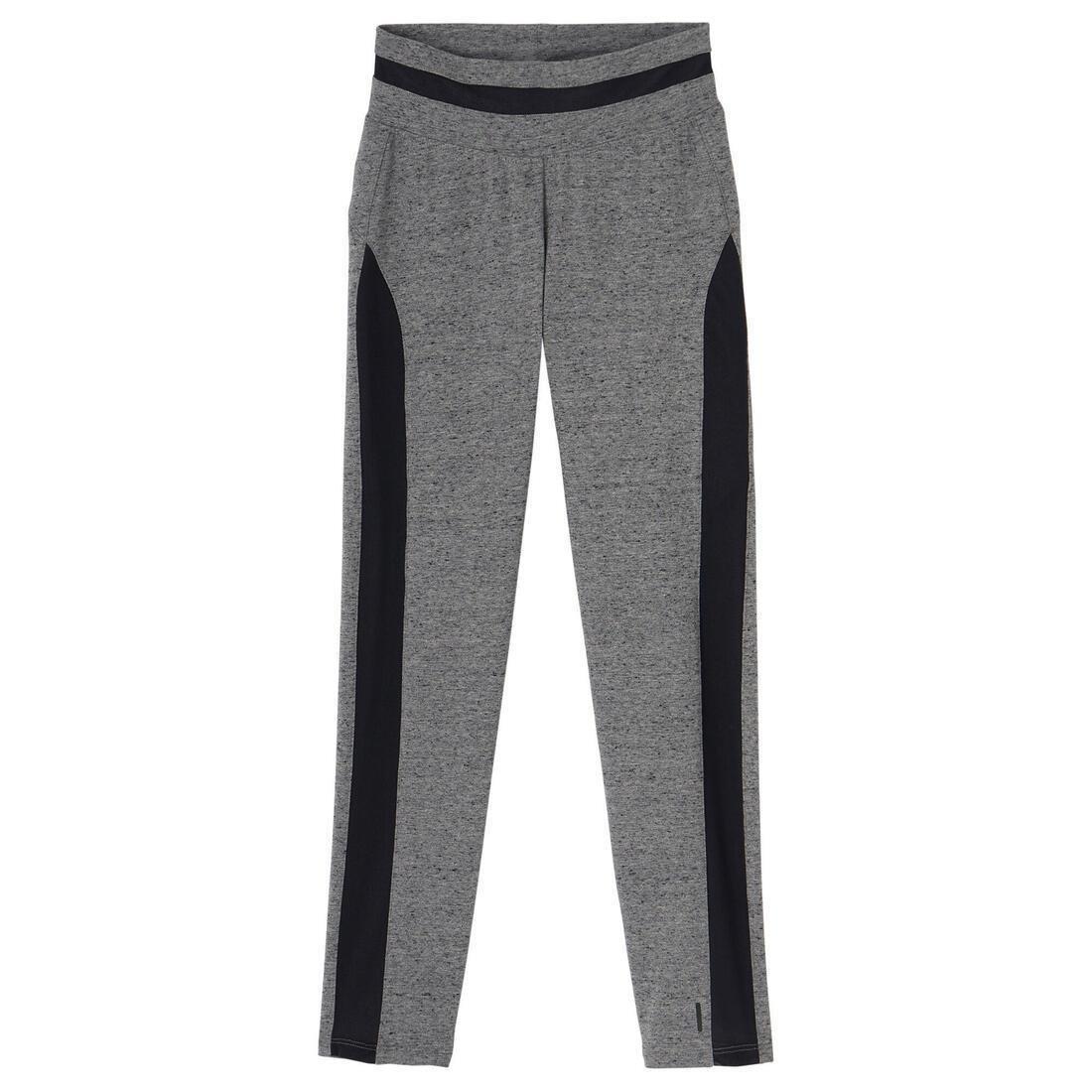 Strecthy Fitness Cotton Capri Leggings, Grey, , large image number 9