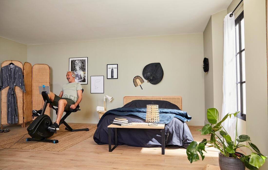 Semi-Recumbent Connected Exercise Bike Eb Seat, Black, No Color, large image number 10