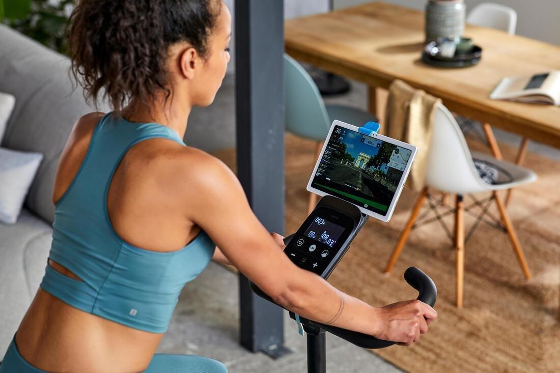 Folding Connected Exercise Bike - Eb Fold, No Color, large image number 4