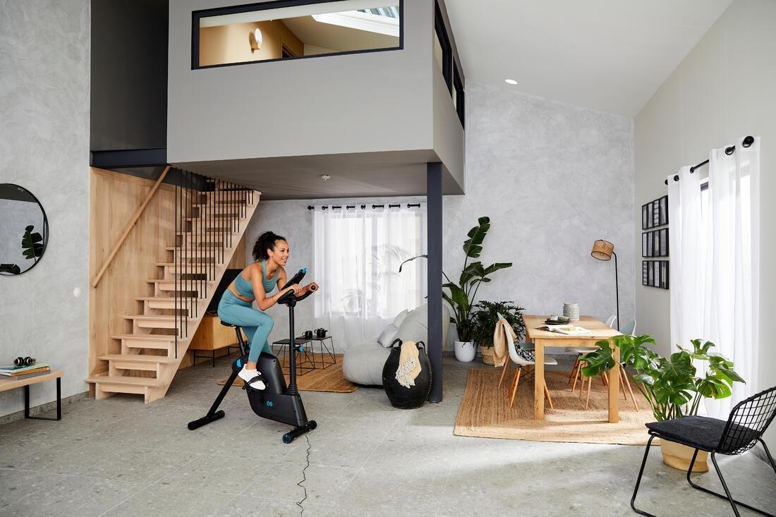 Folding Connected Exercise Bike - Eb Fold, No Color, large image number 8