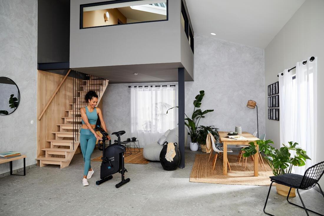 Folding Connected Exercise Bike - Eb Fold, No Color, large image number 10