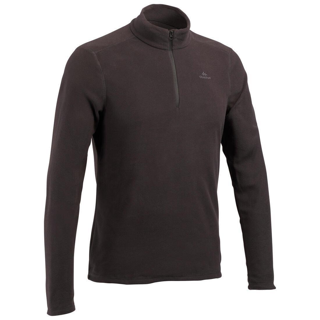 Mens Walking Fleece, Black, , medium