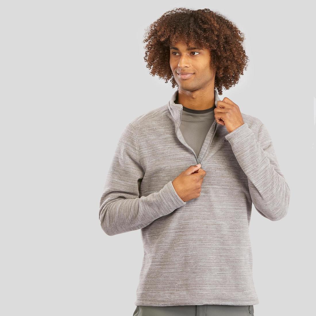 Men's Walking Fleece, Black, No Color, large image number 3
