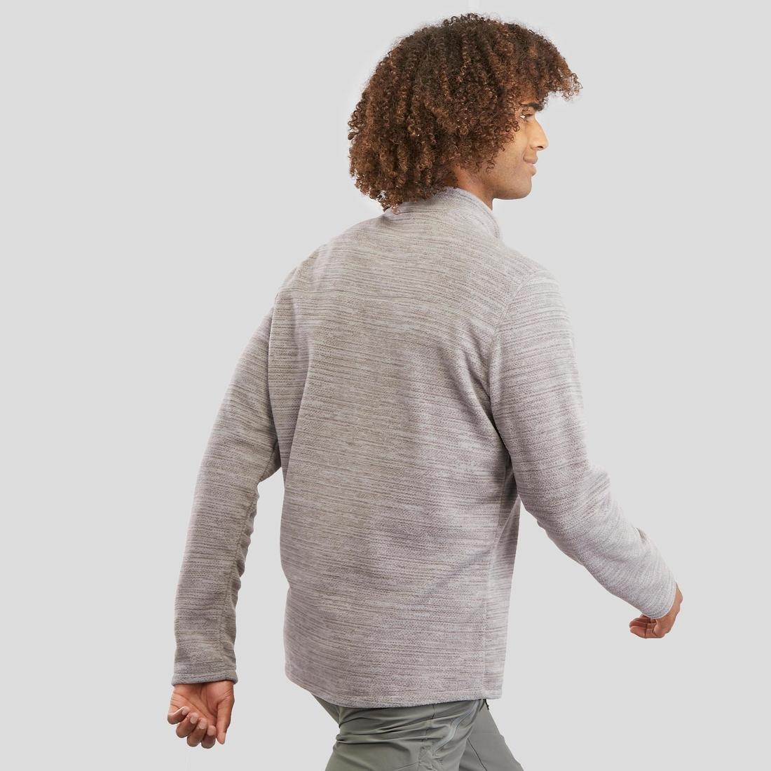 Mens Walking Fleece, Black, No Color, large image number 4