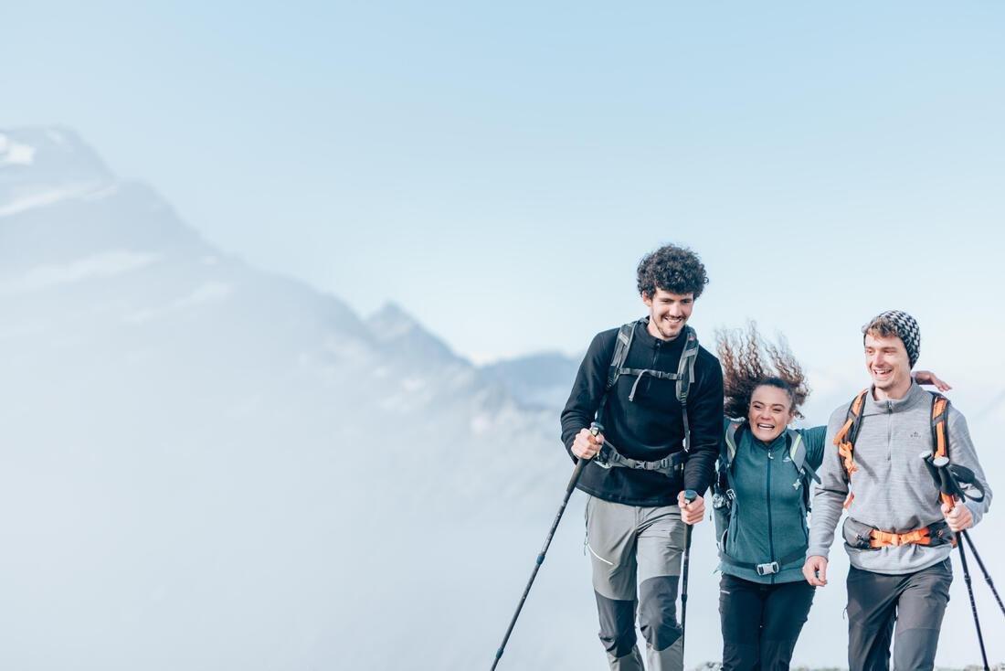 Men's Walking Fleece, Black, No Color, large image number 14