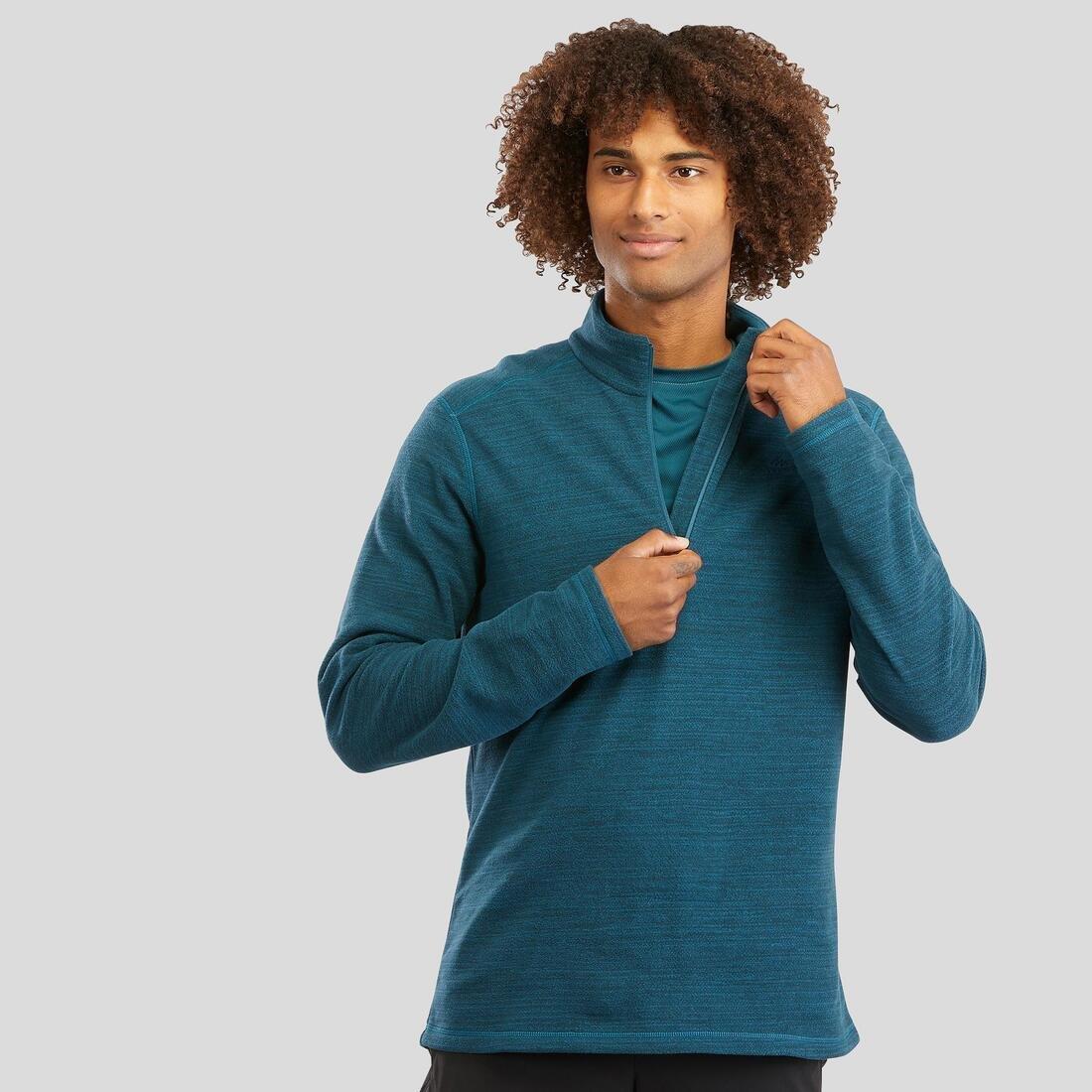 Hiking Fleece - Mh100, Blue, , large image number 3