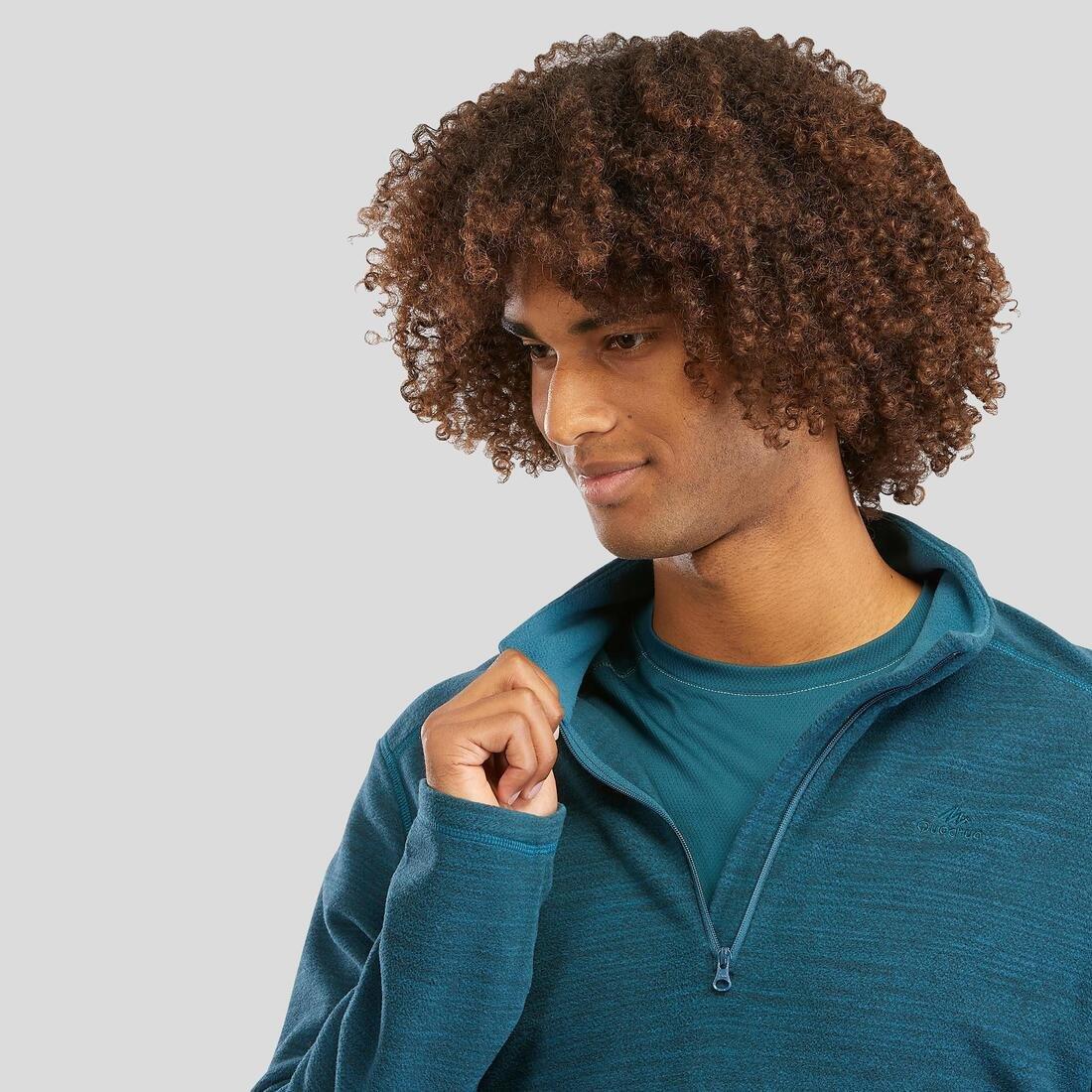 Hiking Fleece - Mh100, Blue, , large image number 6