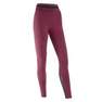 NYAMBA - Stretchy High-Waisted Cotton Fitness Leggings With Mesh, Pink